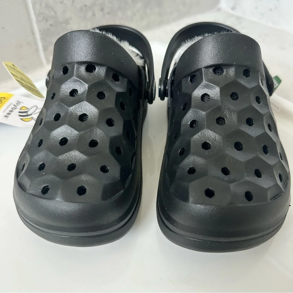 Joybees Varsity Lined Clogs Size 7 Toddler
